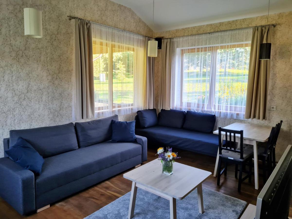 Atostogu Namelis-Pirtis Prie Upes Villa Anykščiai Dış mekan fotoğraf